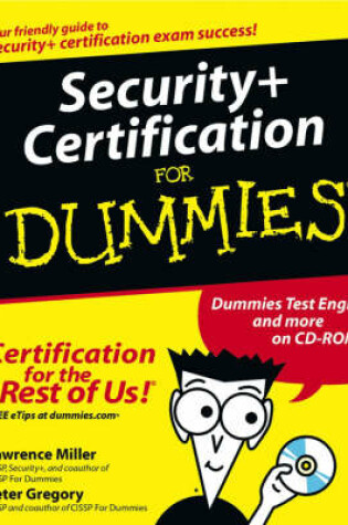 Cover of Security+ Certification For Dummies