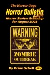 Book cover for Horror Bulletin Monthly August 2023