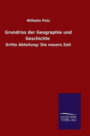 Cover of Grundriss der Geographie und Geschichte