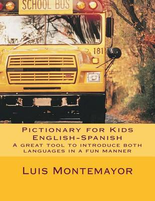 Book cover for Pictionary for Kids English-Spanish