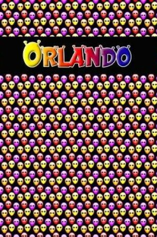 Cover of 120 Page Handwriting Practice Book with Colorful Alien Cover Orlando