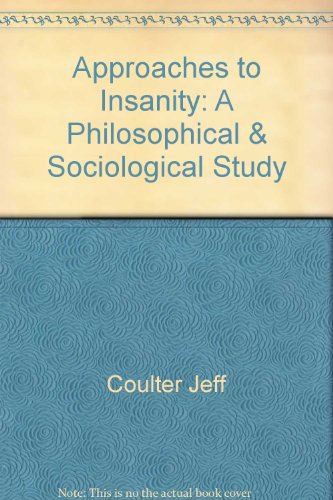 Book cover for Coulter: Approaches to *Insantiy* (Cloth