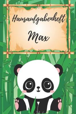 Book cover for Hausaufgabenheft Max