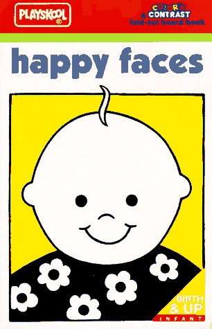 Book cover for Color 'n Contrast: Happy Faces Board Book