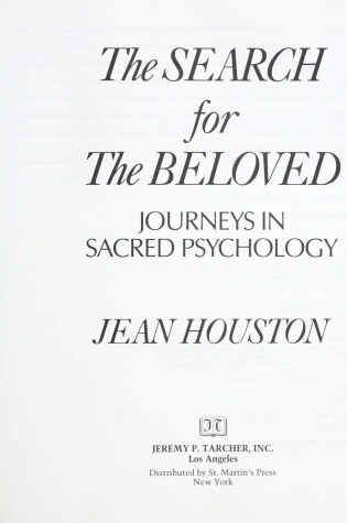 Cover of The Search for the Beloved