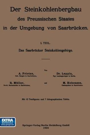 Cover of Das Saarbrucker Steinkohlengebirge