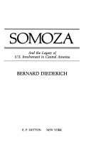 Book cover for Somoza and the Legacy of U.S. Involvement in Central America