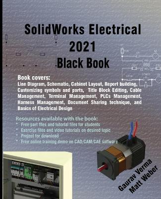 Book cover for SolidWorks Electrical 2021 Black Book