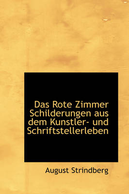 Book cover for Das Rote Zimmer Schilderungen Aus Dem Kunstler- Und Schriftstellerleben