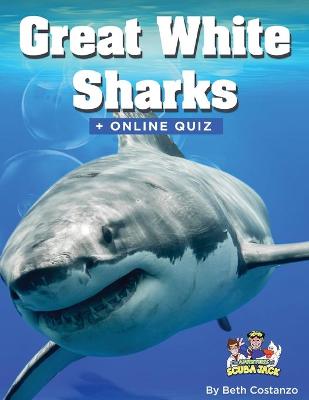 Book cover for Great White Shark Activity Book for ages 4-8 years of age