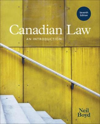 Book cover for Canadian Law