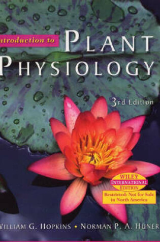 Cover of Introduction to Plant Physiology 3e (Wie)