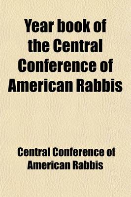 Book cover for Yearbook of the Central Conference of American Rabbis Volume 26