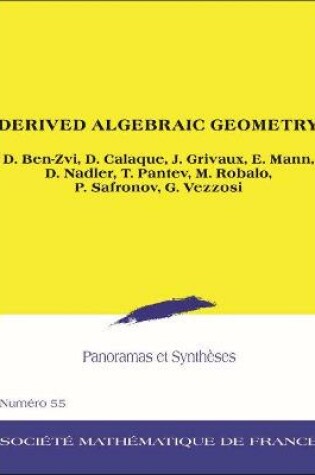 Cover of Derived Algebraic Geometry