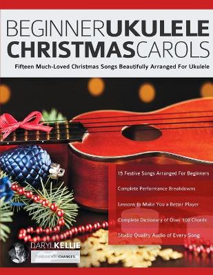 Book cover for Beginner Ukulele Christmas Carols
