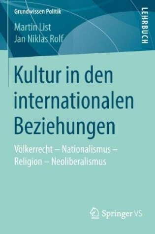 Cover of Kultur in Den Internationalen Beziehungen