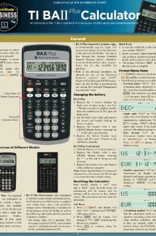 Cover of Ti BA II Plus Calculator