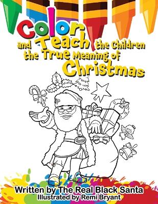 Book cover for Color and Teach the Children the True Meaning of Christmas