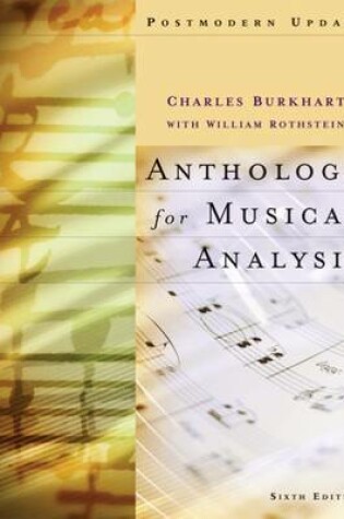 Cover of Anthology for Musical Analysis, Postmodern Update