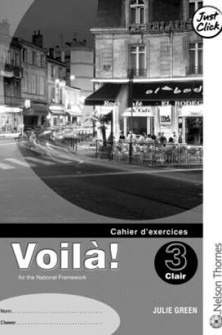 Cover of Voila 3 Clair Workbook