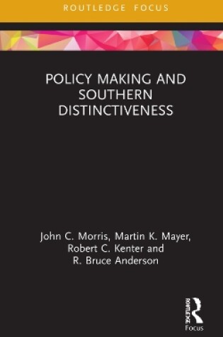 Cover of Policy Making and Southern Distinctiveness