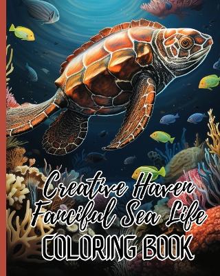 Book cover for Creative Haven Fanciful Sea Life Coloring Book