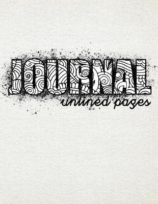 Book cover for Journal Unlined Pages