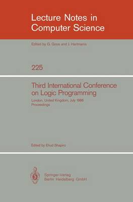 Cover of Third International Conference on Logic Programming