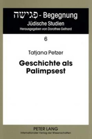 Cover of Geschichte ALS Palimpsest