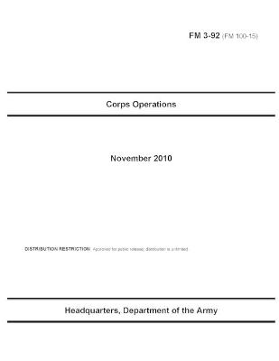 Book cover for FM 3-92 Corps Operations