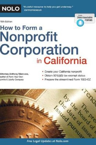 Cover of How to Form a Nonprofit Corporation in California