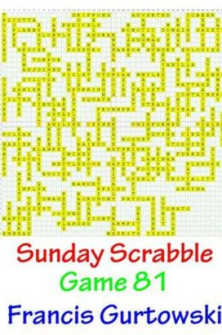 Cover of Sunday Scrabble Game 81