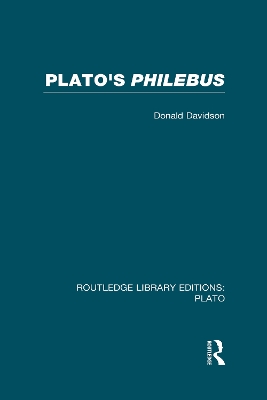 Book cover for Plato's Philebus (RLE: Plato)