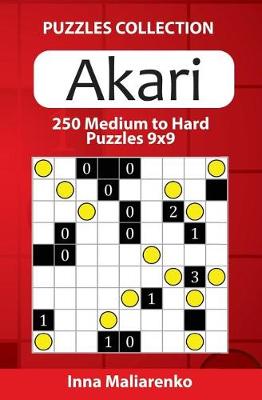 Book cover for Akari - 250 Medium to Hard Puzzles 9x9