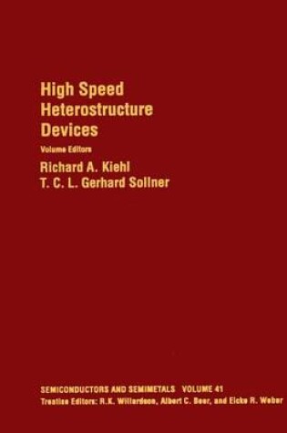 Cover of High Speed Heterostructure Devices