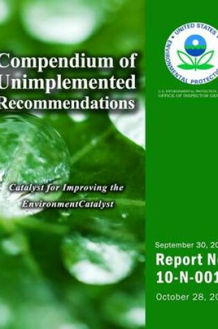 Cover of Compendium of Unimplemented Recommendations as of September 2009