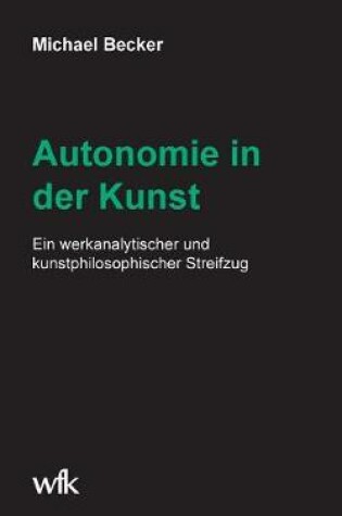 Cover of Autonomie in der Kunst