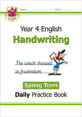Book cover for KS2 Handwriting Year 4 Daily Practice Book: Spring Term