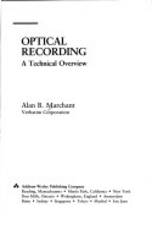 Cover of Optical Recording