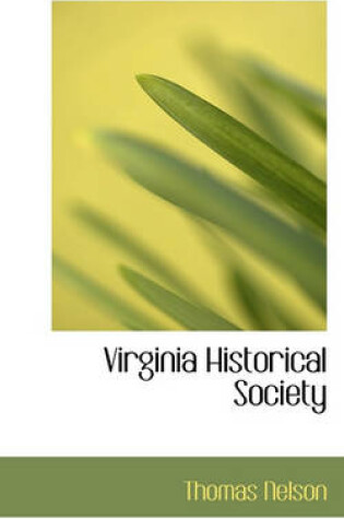 Cover of Virginia Historical Society