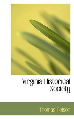 Book cover for Virginia Historical Society