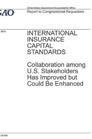 Cover of International Insurance Capital Standards