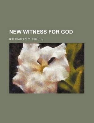 Book cover for New Witness for God