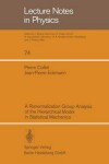 Book cover for A Renormalization Group Analysis of the Hierarchical Model in Statistical Mechanics