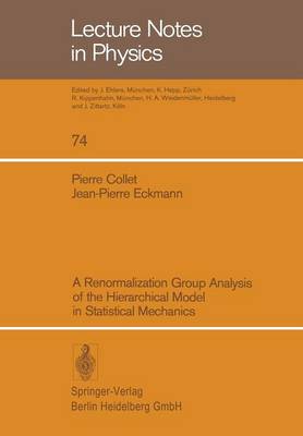 Book cover for A Renormalization Group Analysis of the Hierarchical Model in Statistical Mechanics