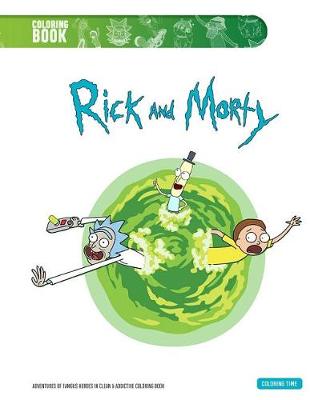 Cover of Rick and Morty Coloring Book