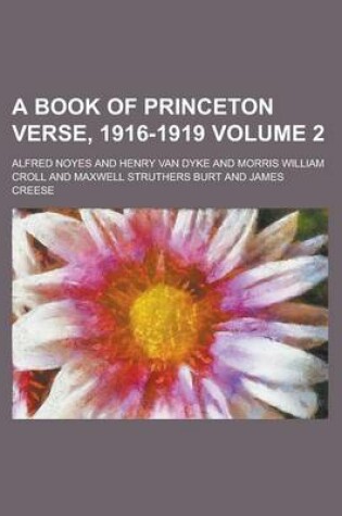 Cover of A Book of Princeton Verse, 1916-1919 Volume 2