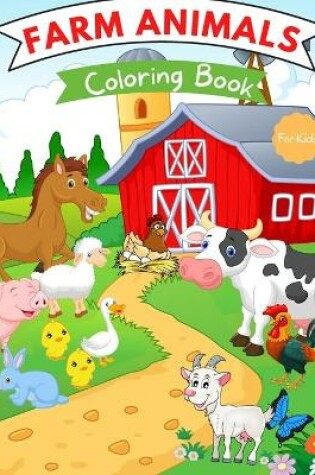 Cover of Farm Animals Coloring Book