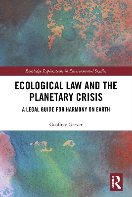 Cover of Ecological Law and the Planetary Crisis