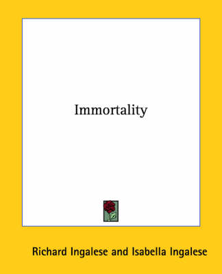 Book cover for Immortality